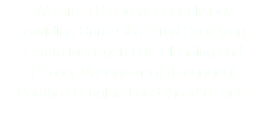 We are a Property Consultancy providing Rural Chartered Surveying, Estate Management, Planning and Project Management throughout Southern England and the Midlands.
